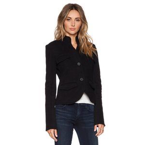 James Perse Shrunken Military Jacket Blazer Coat